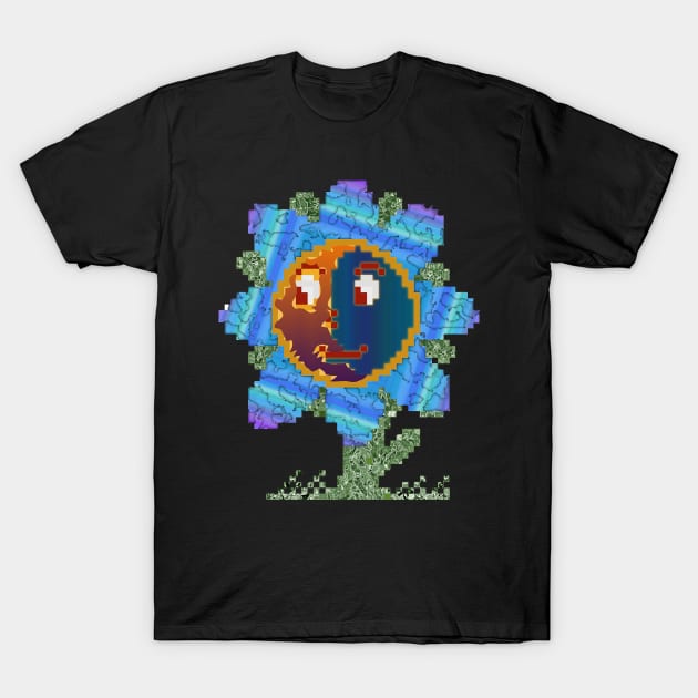 Psychedelic Flower T-Shirt by wagnerps